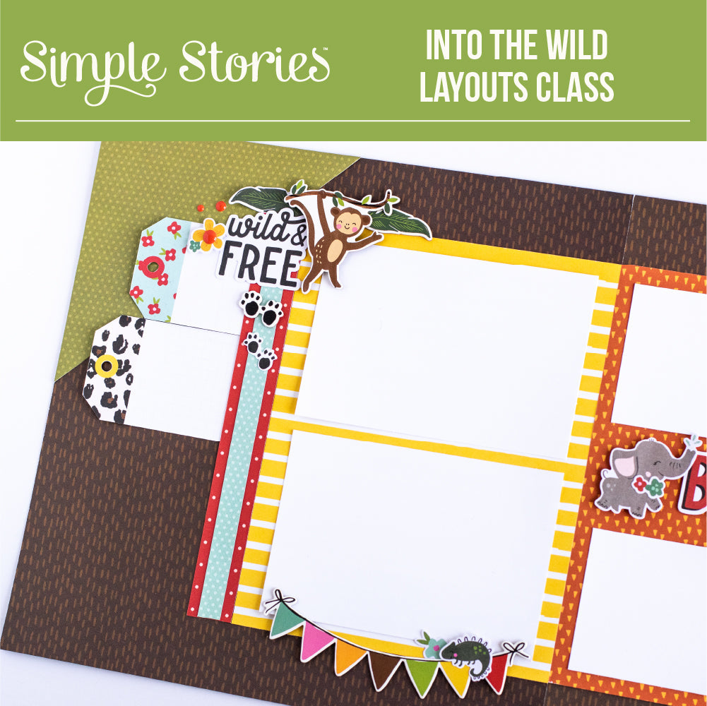 Simple Stories - 12x12 Layouts PDF Instructions - Into the Wild
