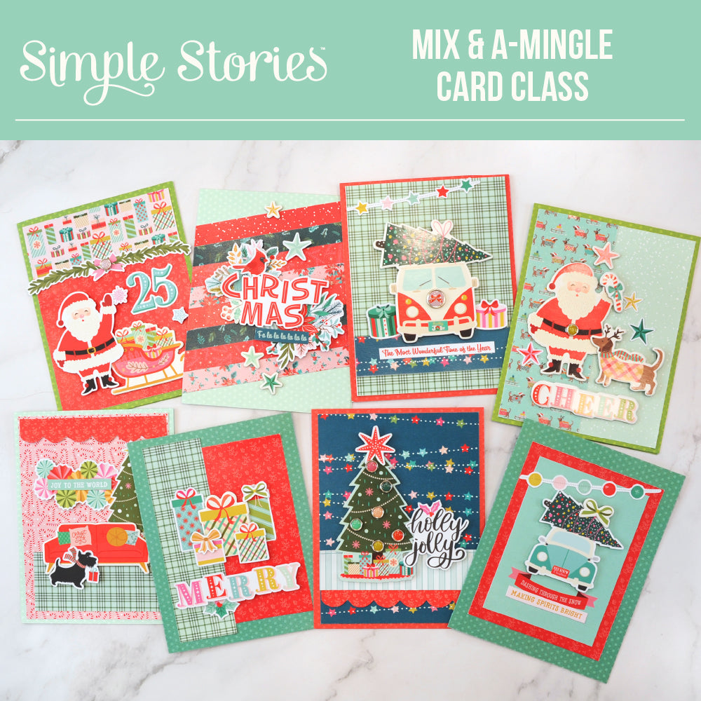 Simple Stories - CARD CLASS PDF Instructions - Mix & A-Mingle