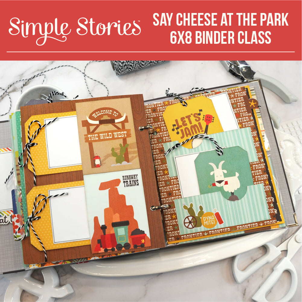 Simple Stories - 6x8 SNAP Album PDF Instructions - Say Cheese at the Park