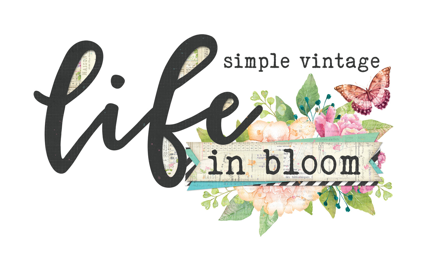 Simple Stories - 4x6 Flipbook PDF Instructions - Simple Vintage Life In Bloom